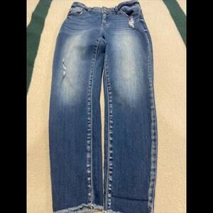 Kancan Distressed Jeans 29W x 26L Stretch Waistband